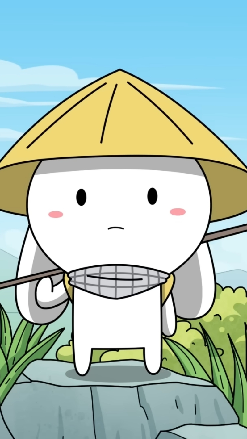 Hình nền thỏ 7 màu liên quân phong cách game