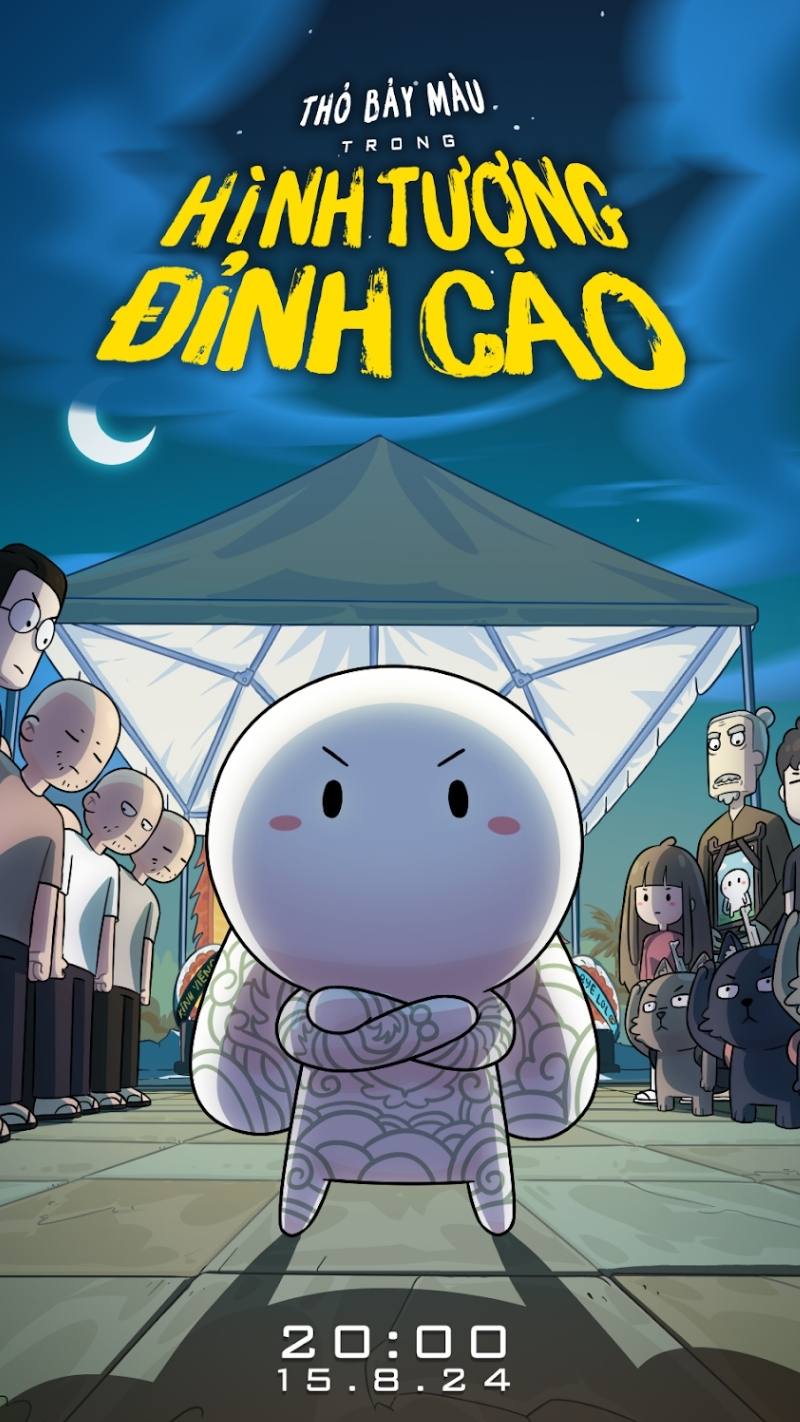 Hình nền thỏ 7 màu xăm mình cực ngầu