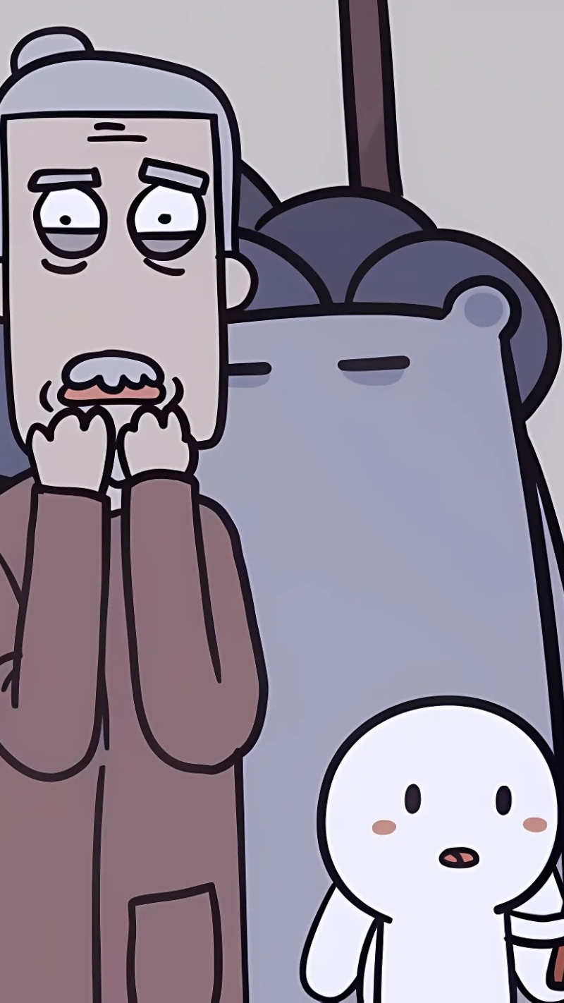 Ảnh hoạt hình 3D ông Năm và thỏ 7 màu đẹp