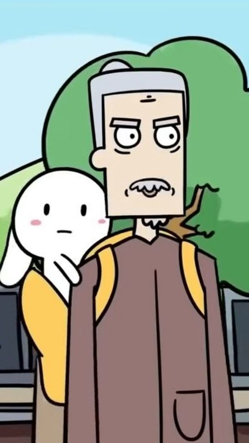 Nền ảnh 4K ông Năm và thỏ 7 màu đáng yêu