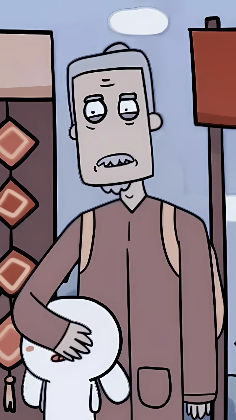 Hình nền ấm áp ông Năm và thỏ 7 màu