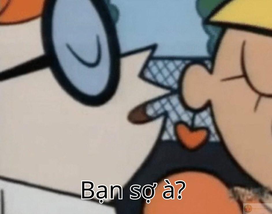 Tui hỏi bạn sợ không, im là xác nhận