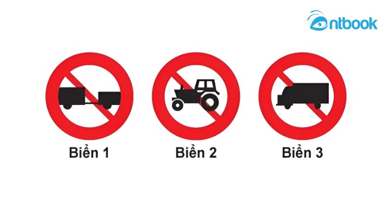 Biển nào cấm máy kéo là gì? Đặc điểm và mức xử phạt khi vi phạm