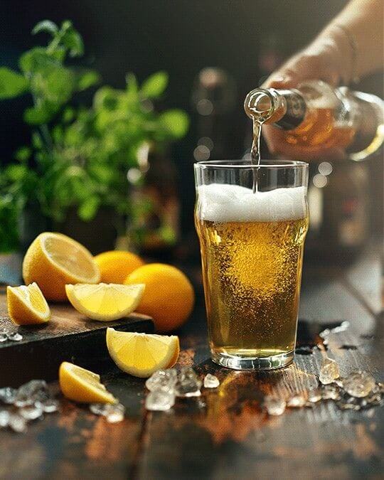 ảnh bia rượu tự chụp