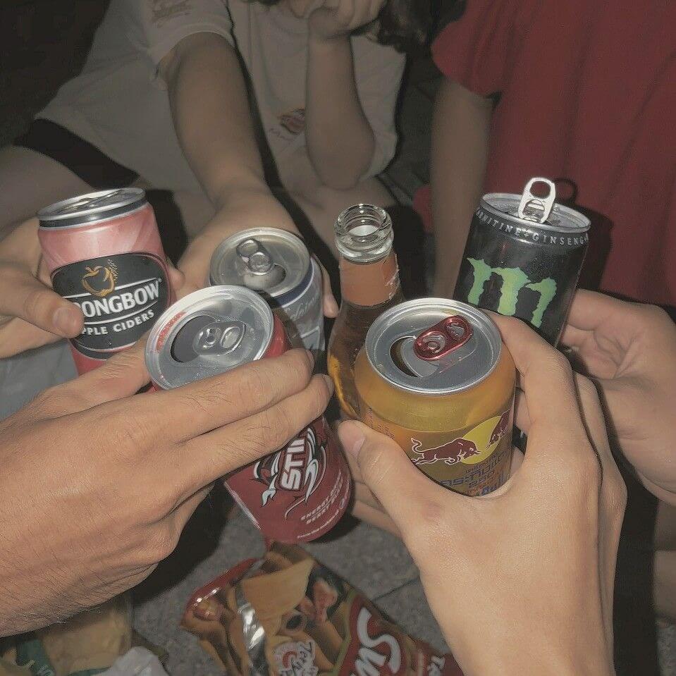 ảnh bia rượu tự chụp