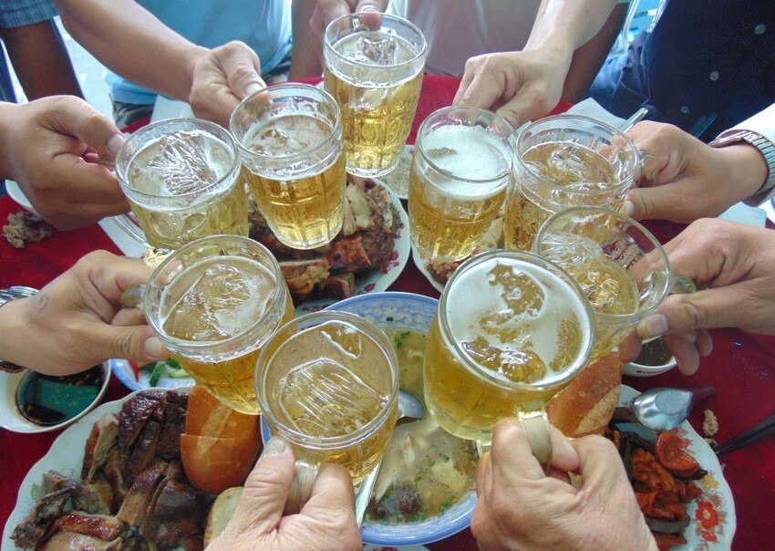 ảnh bia rượu tự chụp