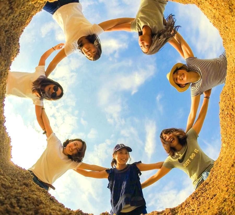 cách tạo dáng chụp ảnh tập thể