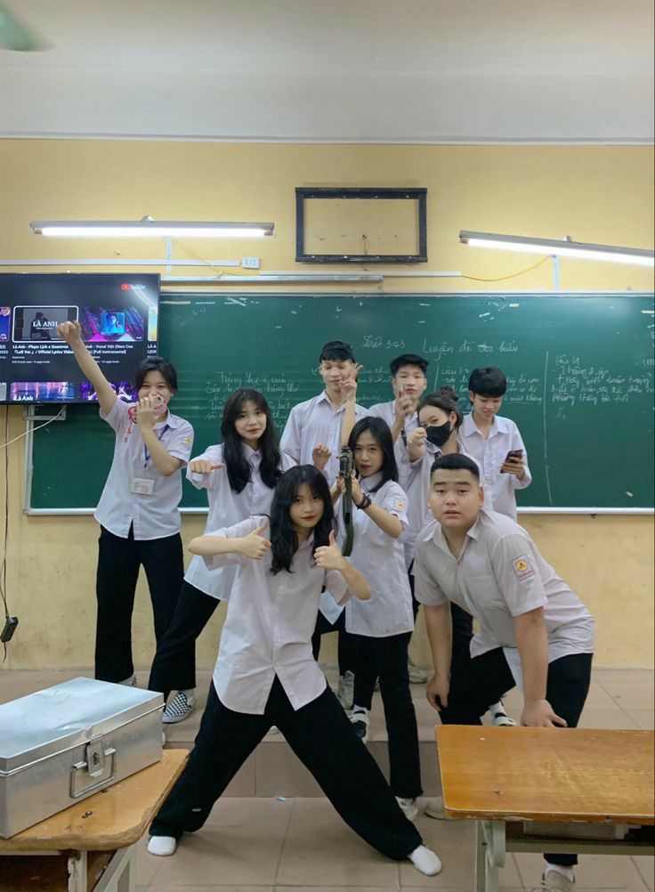 Bức ảnh lớp ghi dấu kỷ niệm tuổi học trò