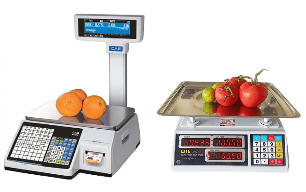 cân điện tử siêu thị