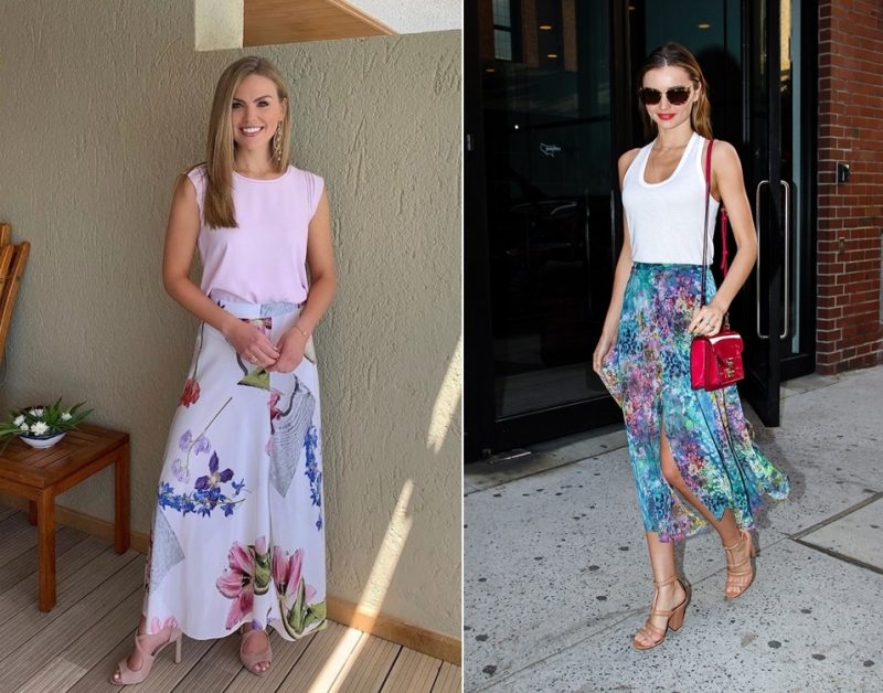 15+ Cách Phối Đồ Với Chân Váy Hoa Xòe Sành Điệu 2026