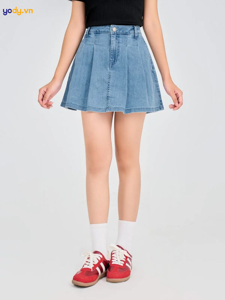 chân váy jean ngắn