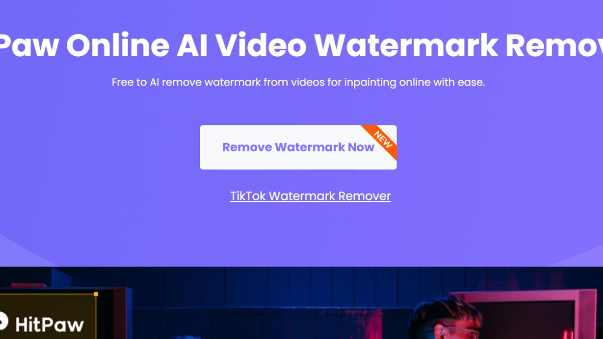 Cách xóa logo trên video online với HitPaw, bước 2