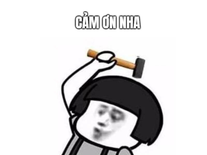 Cảm ơn meme hài hước, châm biếm