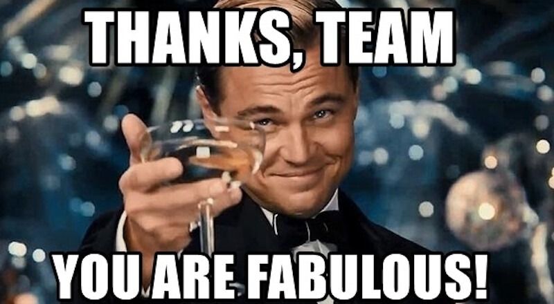 Cảm ơn meme hài hước, châm biếm