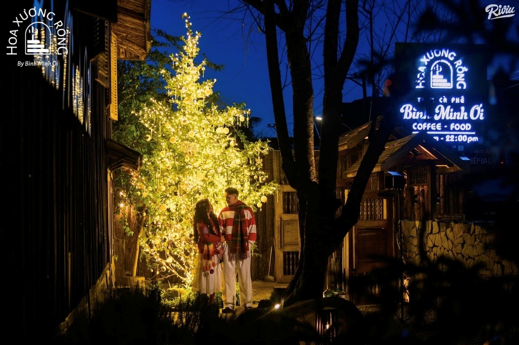 Tận hưởng không khí Đà Lạt lãng mạn về đêm ở Bình Minh Ơi