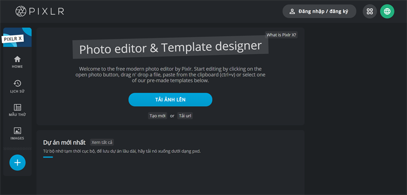 Pixlr X - Chỉnh sửa ảnh trực tuyến miễn phí