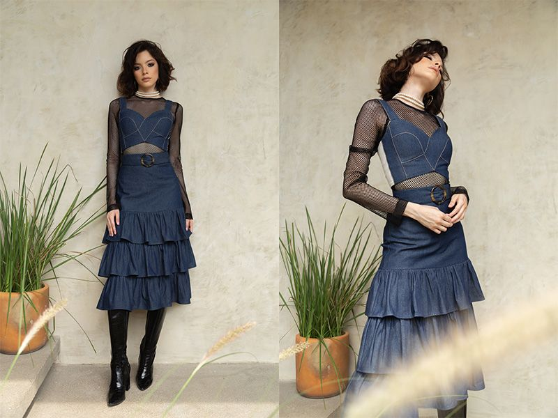 Chân váy đuôi cá dáng dài: Phù hợp với ai?