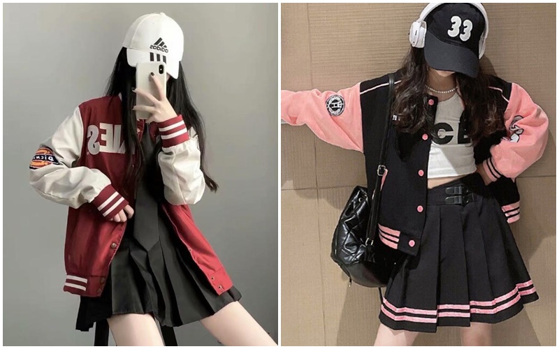 chan - vay - tennis - ket - hop - ao khoac