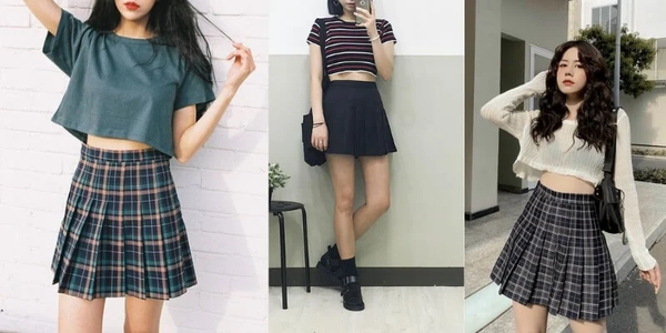 Sang chảnh như tiểu thư với cách mặc chân váy xếp ly đẹp