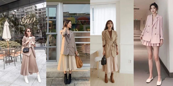 Sang chảnh như tiểu thư với cách mặc chân váy xếp ly đẹp