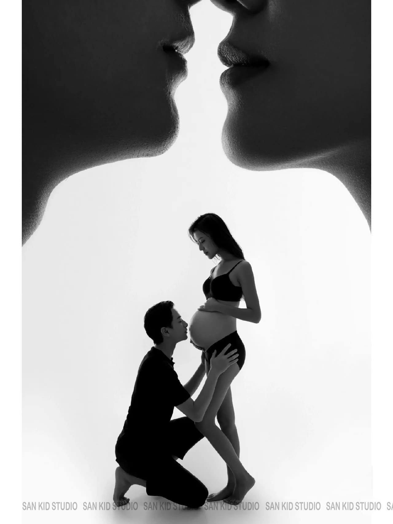 CONCEPT CHỤP ẢNH BẦU ĐEN TRẮNG