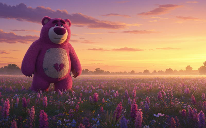 Hình nền máy tính gấu Lotso khổng lồ