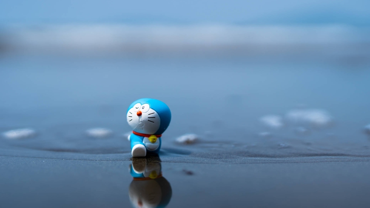 Hình nền Doraemon cute 4K cho máy tính siêu nét