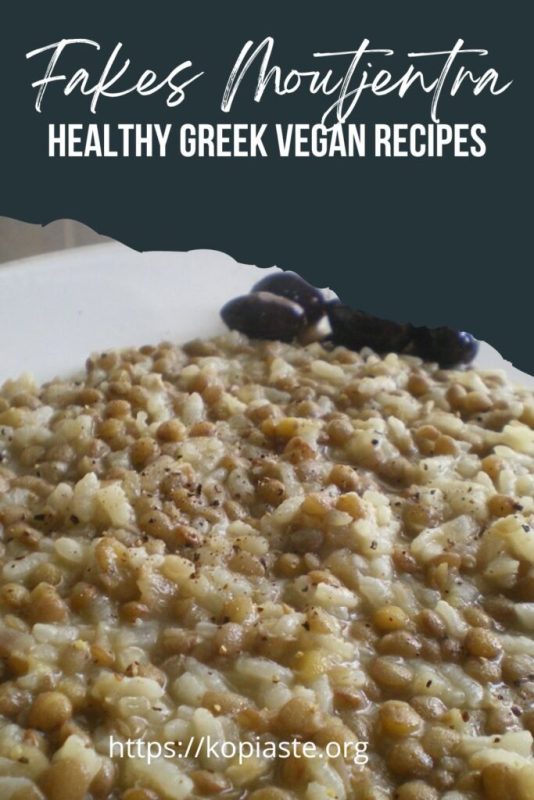 Fakes Moutzentra –  Cypriot Lentils with Rice