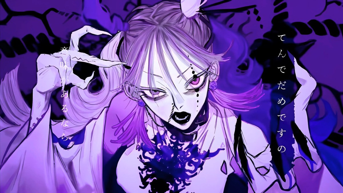 Ác quỷ anime nữ với nụ cười bí hiểm