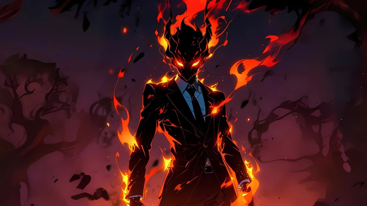 Cận cảnh gương mặt ác quỷ anime ngầu và kiêu hãnh