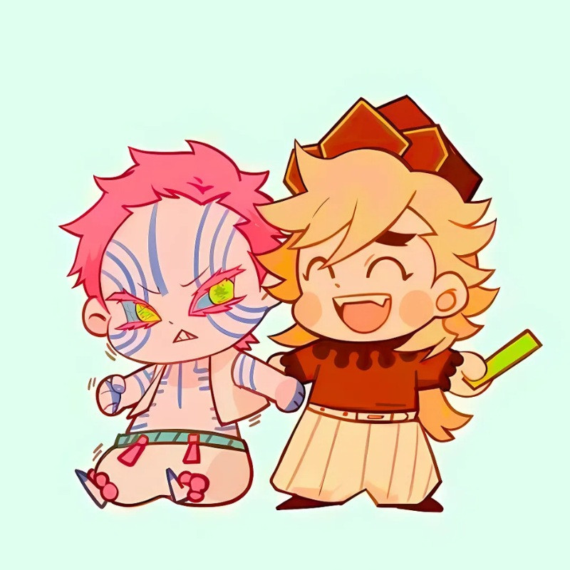 Ác quỷ anime chibi cute với đôi cánh nhỏ