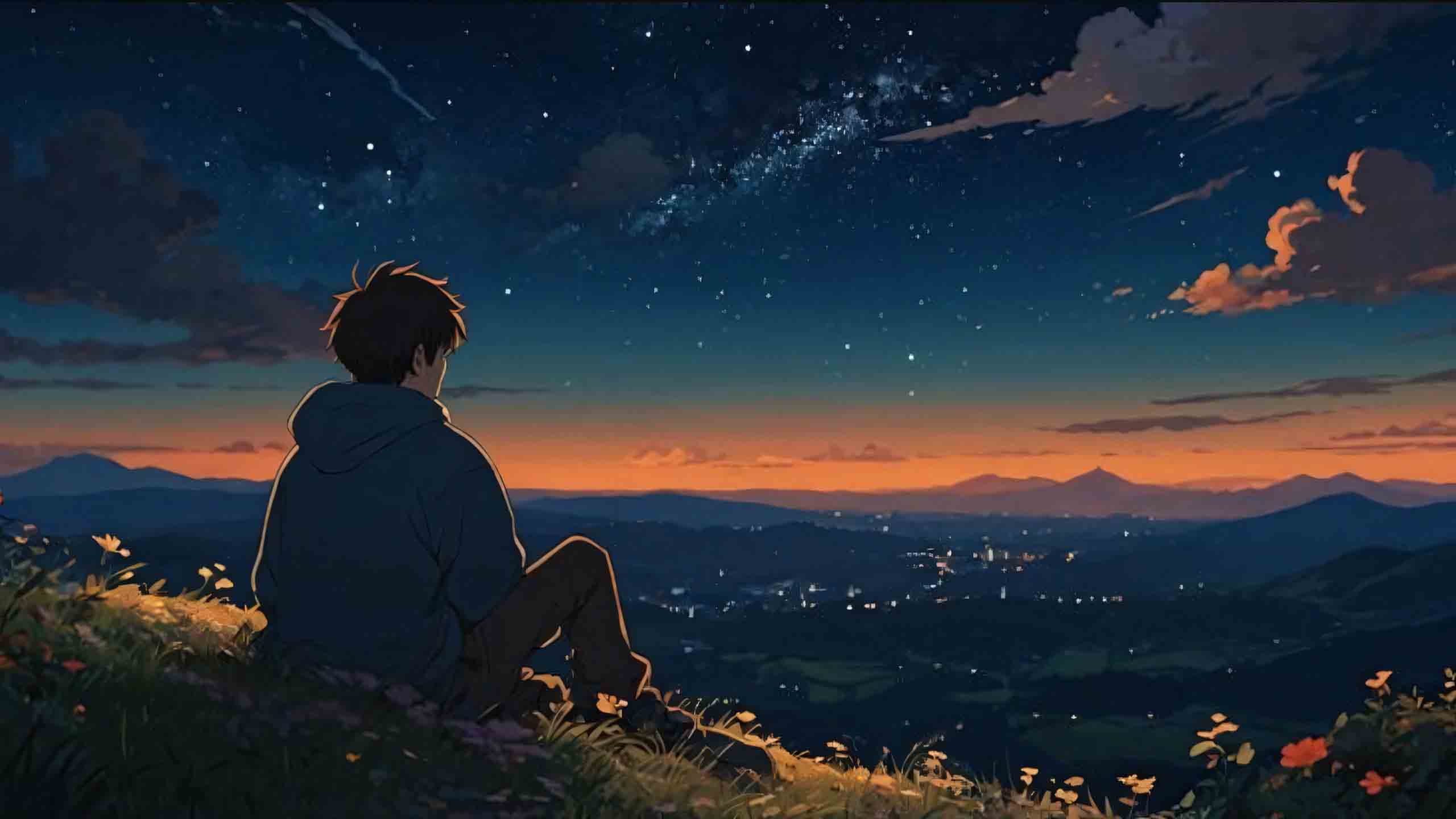 hinh anh co don mot minh trong dem 2560px 1440px 2k 5