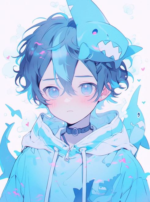 ảnh cá mập anime