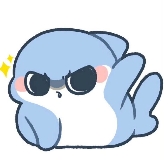 Cá mập anime đeo kính đen trông rất ngầu