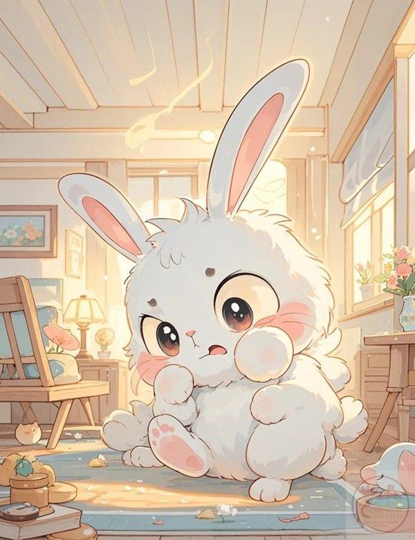Thỏ chibi dễ thương