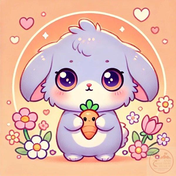 Thỏ chibi cute
