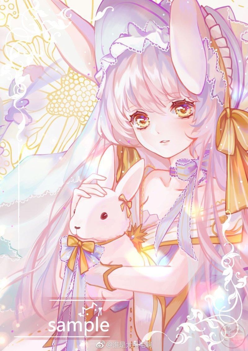 Thỏ anime pastel