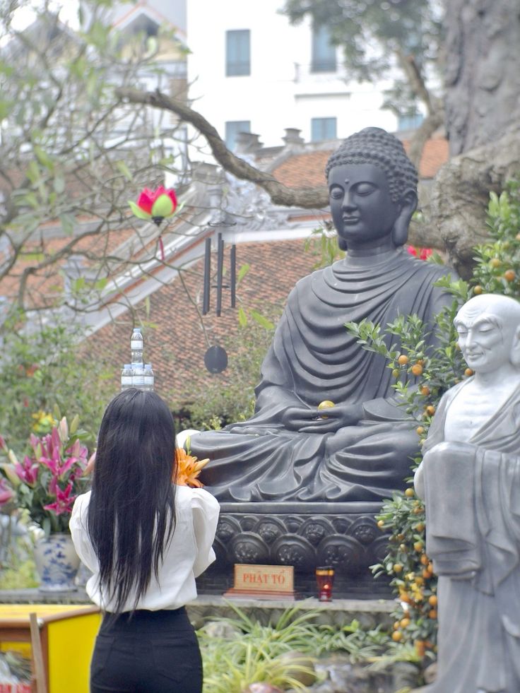 Những bức ảnh đi chùa luôn đầy ý nghĩa