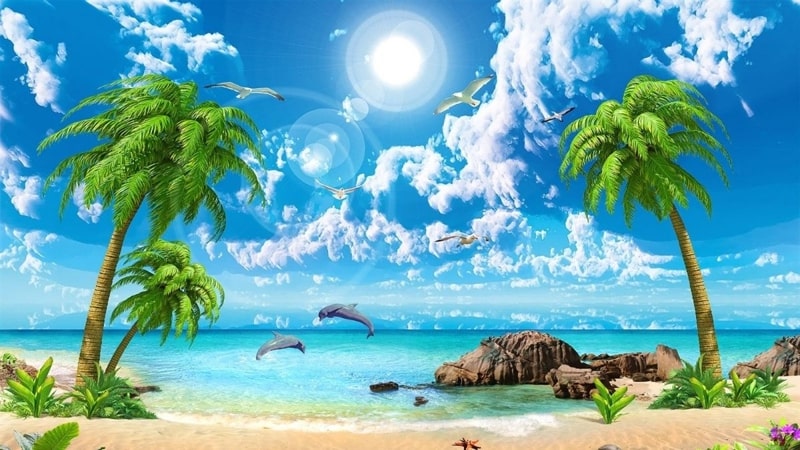 Tranh phong cảnh về biển 4