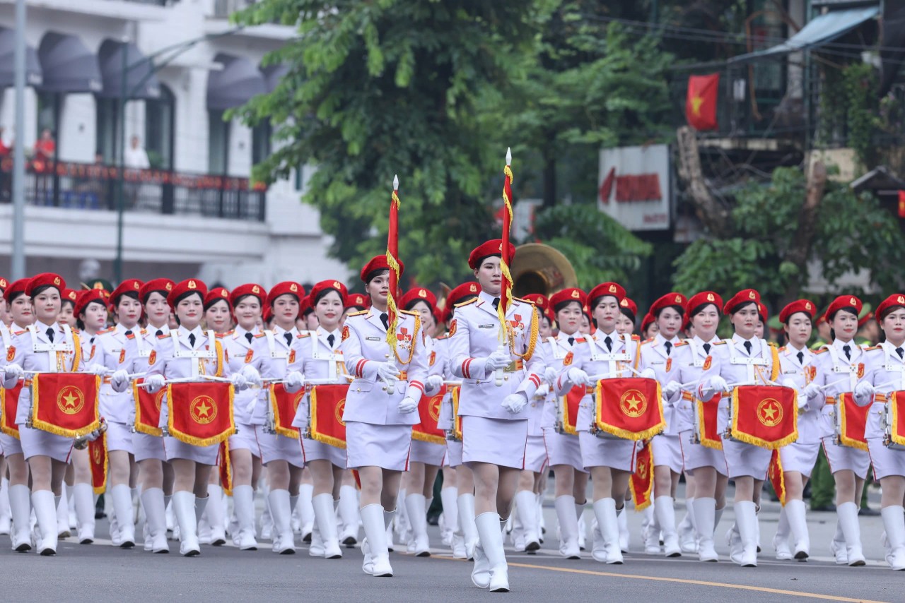 Những hình ảnh ấn tượng về diễu binh, diễu hành kỷ niệm 80 năm Quốc khánh 2/9