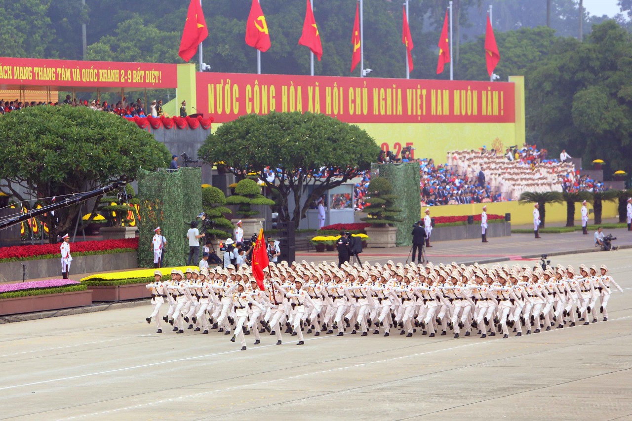 Những hình ảnh ấn tượng về diễu binh, diễu hành kỷ niệm 80 năm Quốc khánh 2/9