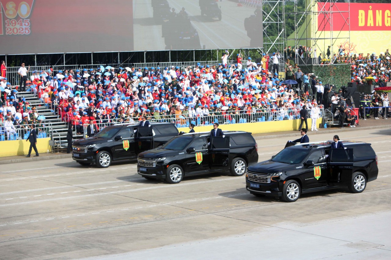 Những hình ảnh ấn tượng về diễu binh, diễu hành kỷ niệm 80 năm Quốc khánh 2/9