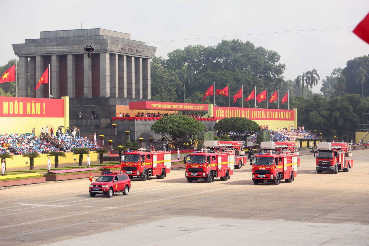 Những hình ảnh ấn tượng về diễu binh, diễu hành kỷ niệm 80 năm Quốc khánh 2/9