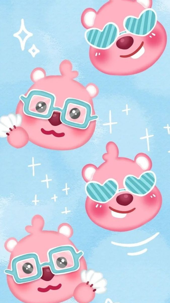 Hình ảnh Loopy cute với nét mặt dễ thương và một chút bất ngờ, là sự lựa chọn lý tưởng cho hình ảnh phắc diu cute