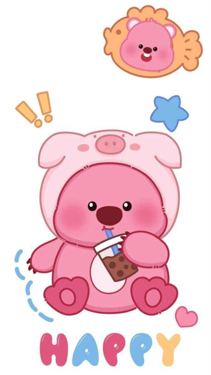 Loopy với biểu cảm đáng yêu nhưng cá tính, thể hiện phong cách hình ảnh phắc diu cute