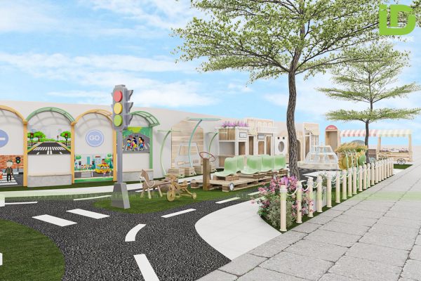 Cách thiết kế, trang trí sân trường mầm non đẹp, ấn tượng | IDESIGN