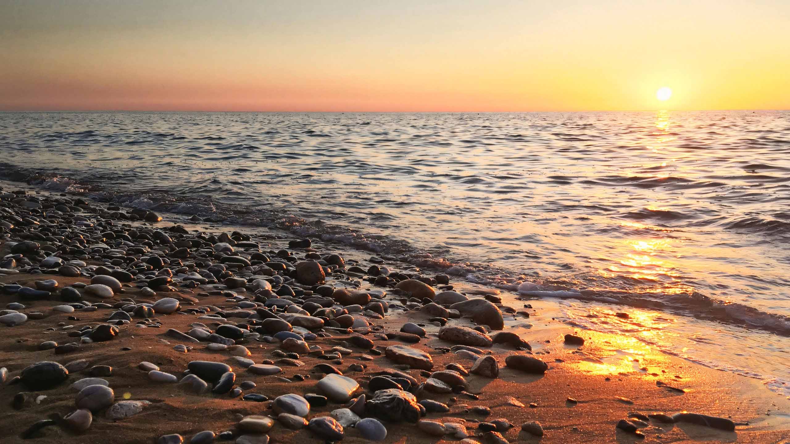 hinh anh bien buon hoang hon 2560px 1440px 2k 11