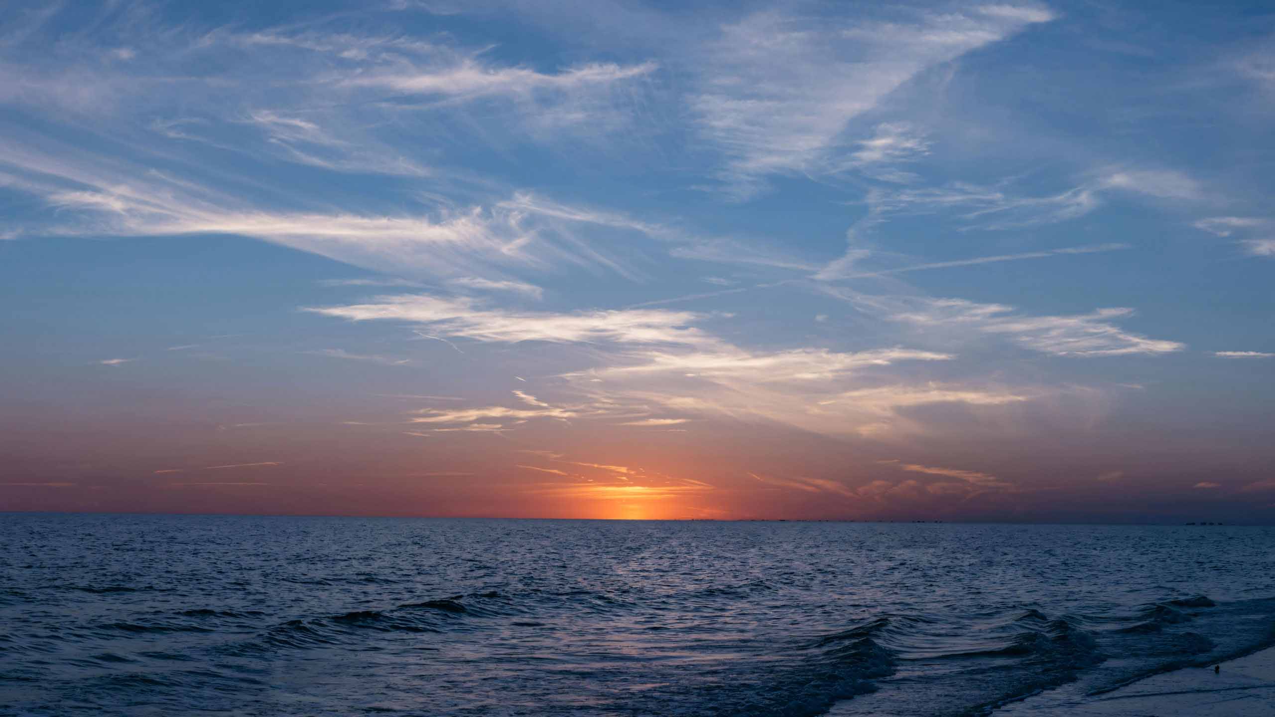 hinh anh bien buon hoang hon 2560px 1440px 2k 6