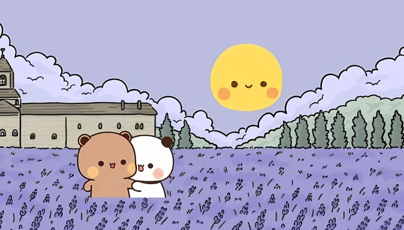 ảnh nền tình yêu gấu trắng