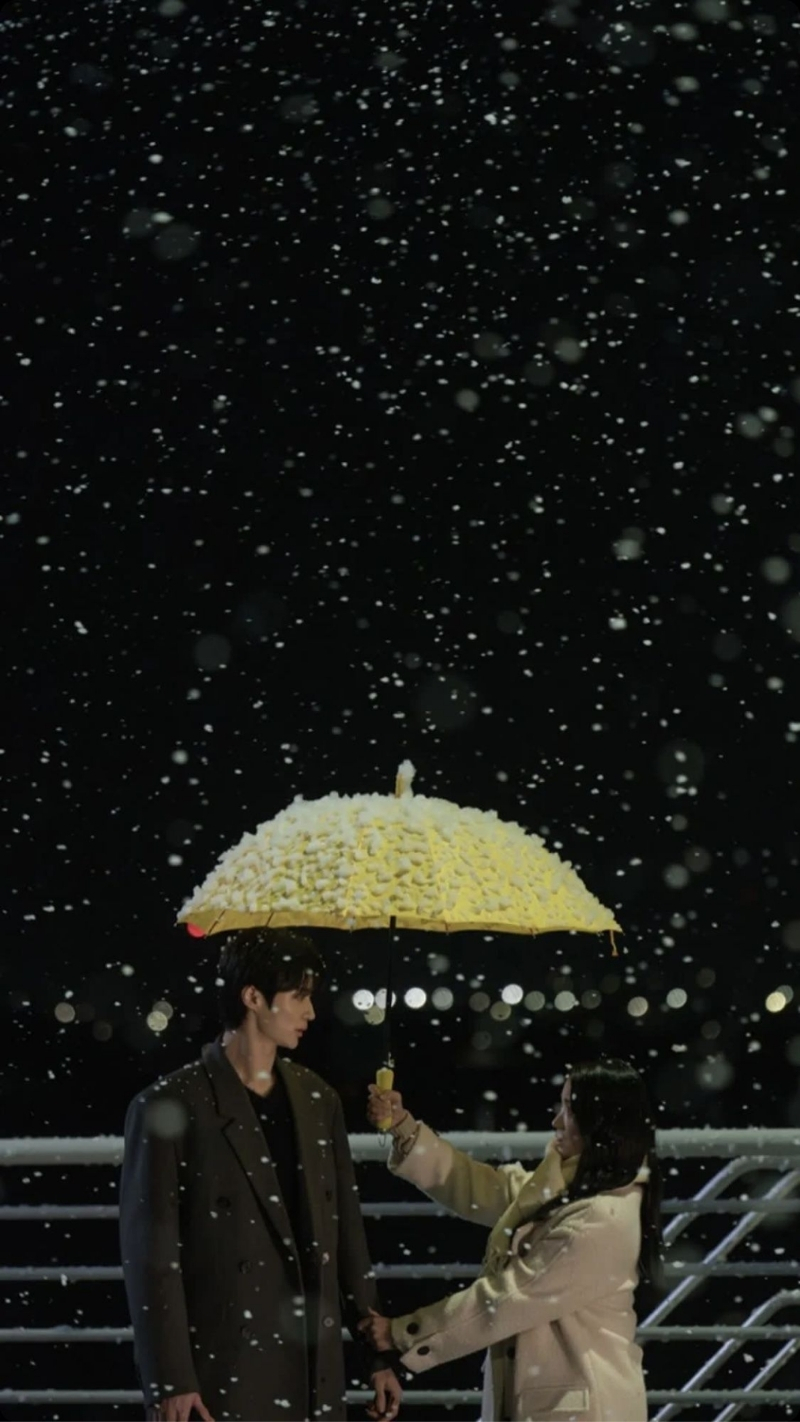 ảnh nền tình yêu điện thoại che dù